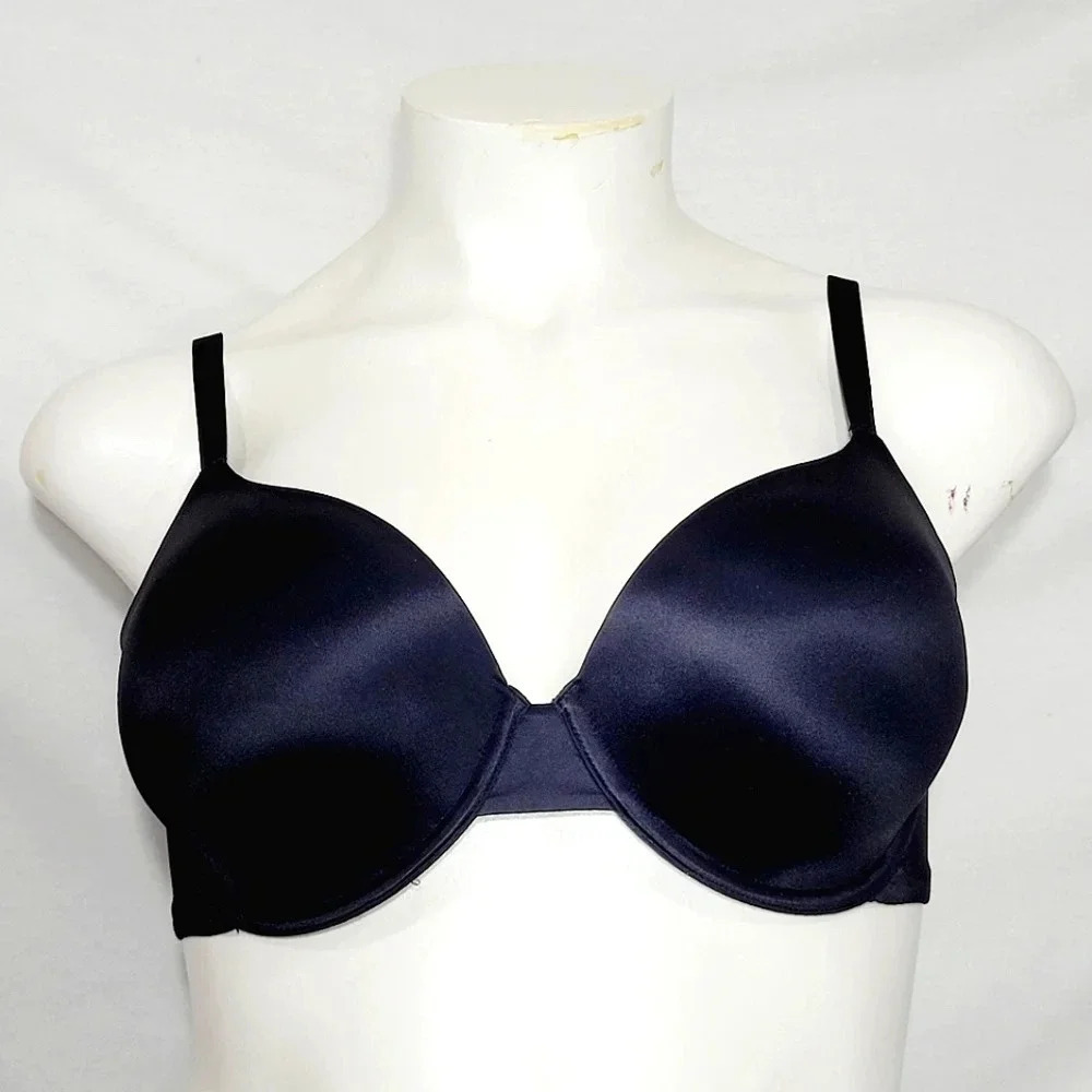 Old Navy Smoothing Full-Coverage Underwire Bra 38D Black Jack‎ NWOT